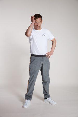Cordhose mit Streifen von Elternhaus