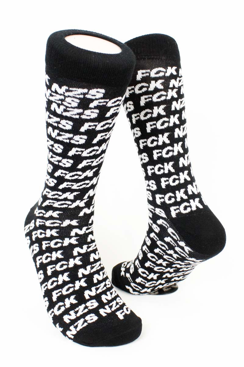 FCK NZS - Allover Socke von Sixblox