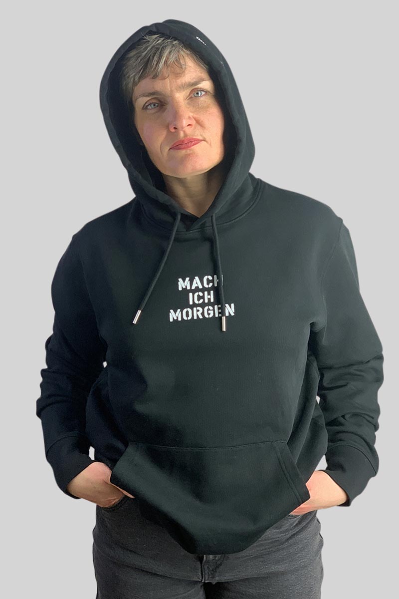 Unisex Hoodie Mach ich Morgen von Elternhaus