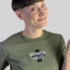 Denken hilft Shirt von Elternhaus in oliv