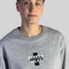 Denken hilft Sweater von Elternhaus in hellgrau