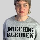 Dreckig bleiben Sweater von Elternhaus in hellgrau