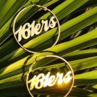 161erHoops - Ohrringe in Gold. Creolen von Sixblox