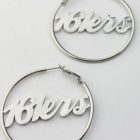 161er Ohrringe in Silber. Creolen von Sixblox