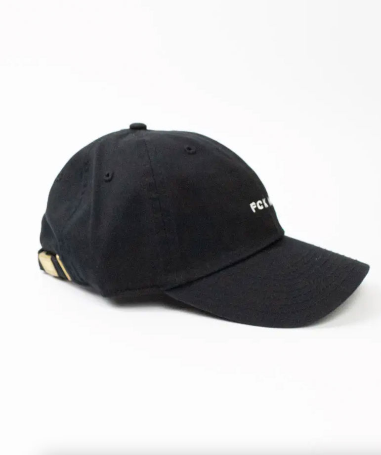 True Rebel Cap FCK NZS Lettering Black