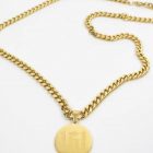 161- Halskette mit Pendant Anhänger - Länge: 50 cm - Dicke: 0,5cm - Material: Stainless Steel