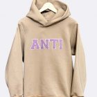 Anti Hoodie von Elternhaus in beige - Flieder