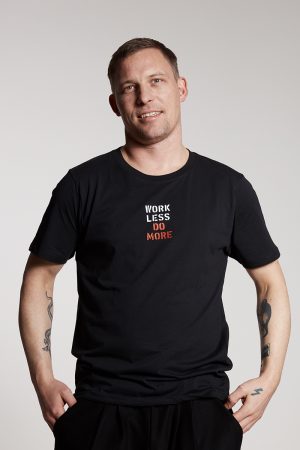 WORK LESS DO MORE - Herrenshirt