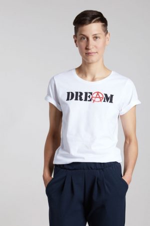 Dream - Damenshirt mit aufgerolltem Arm von Elternhaus