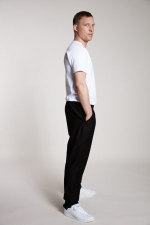 Schwarze Chino für Herren von Elternhaus