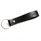 FUCK. Against bad vibes Pflanzlich gegerbtes Lederschlüsselband mit Wortprägung